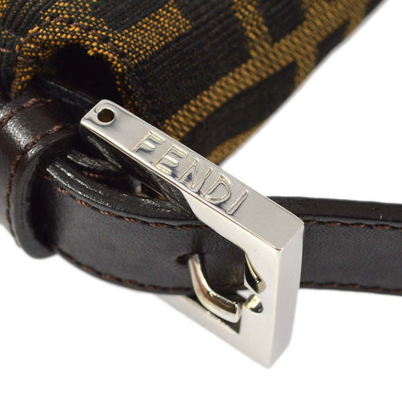 FENDI Brown Zucca Baguette Handbag 112824 - Picture 4 of 10